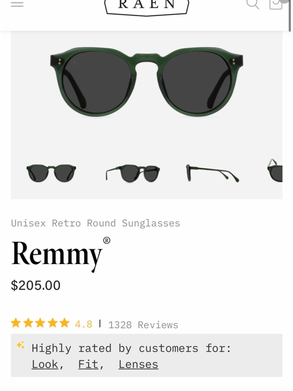 RAEN Remmy 49 - Oak / Smoke Polarized - Picture 2 of 9